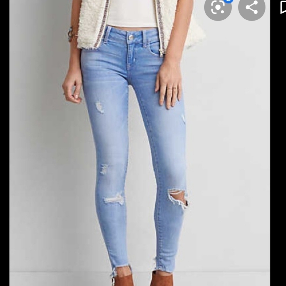 American Eagle jeggings! Size 4 short